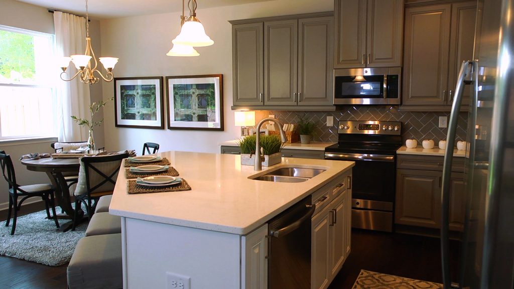 A kitchen, ready for game day