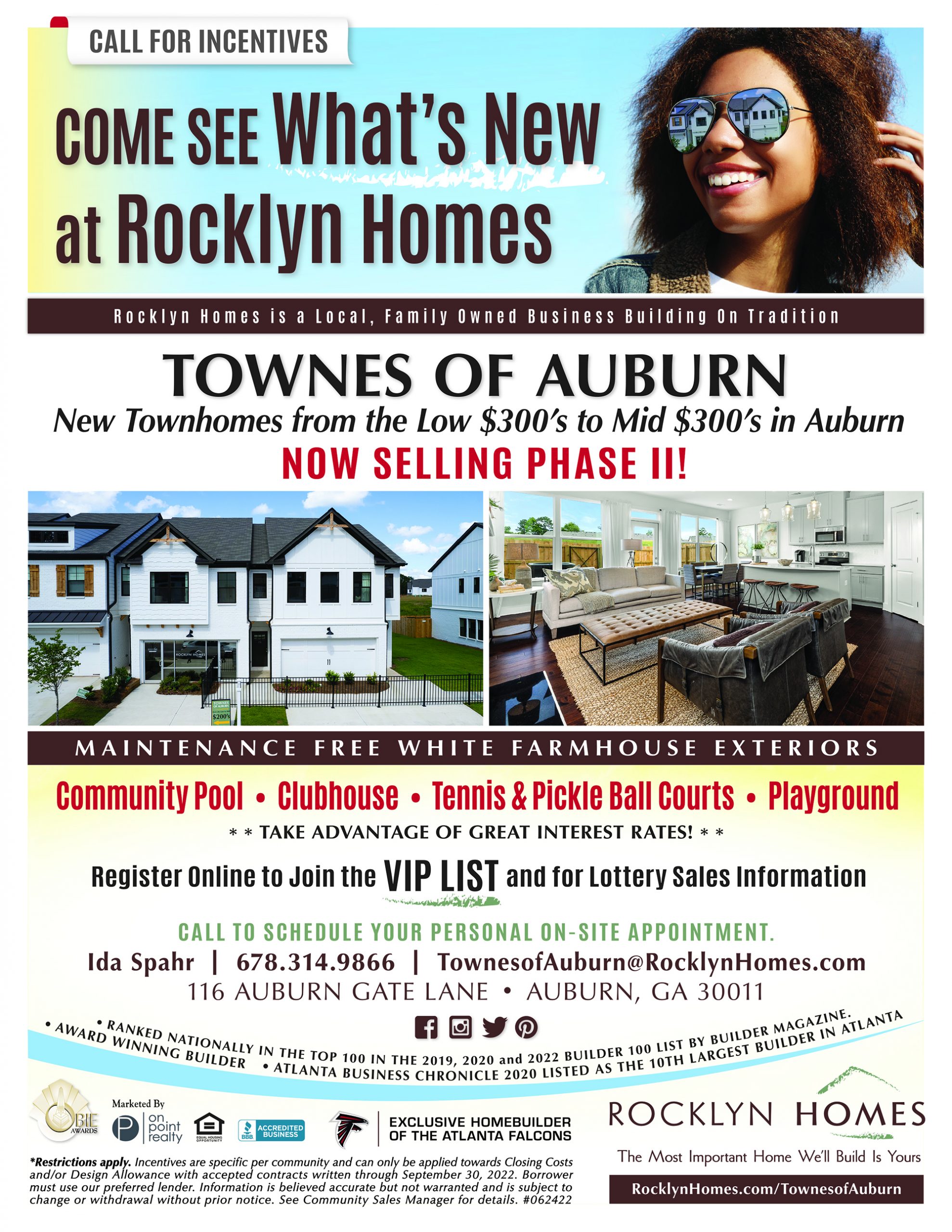 Townes of Auburn Rocklyn Homes